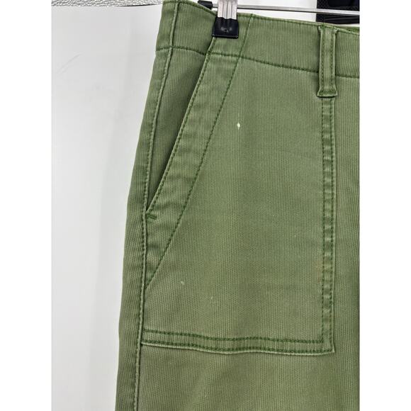 Cabi Pants Womens 4 The Quest Skinny Ankle Olive Green Stretch Cords #5315 - Picture 4 of 6